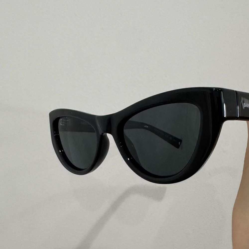 SAINT LAURENT Script Cat Eye Sunglasses, 53mm - Picture 12 of 14
